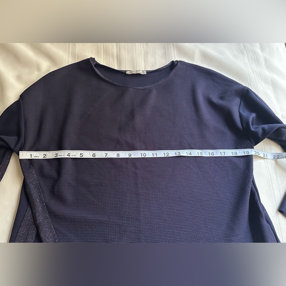 Zara W/B collection dark purpple Women's Blouse - Picture 9 of 13